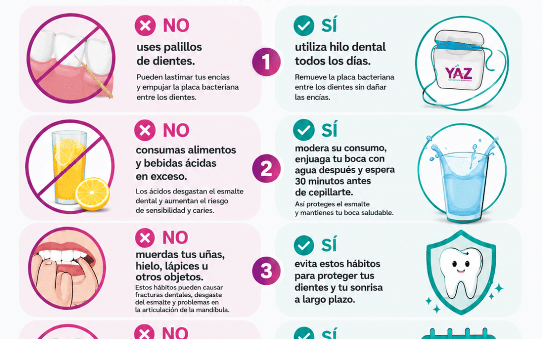 Hábitos que cuidan tu sonrisa